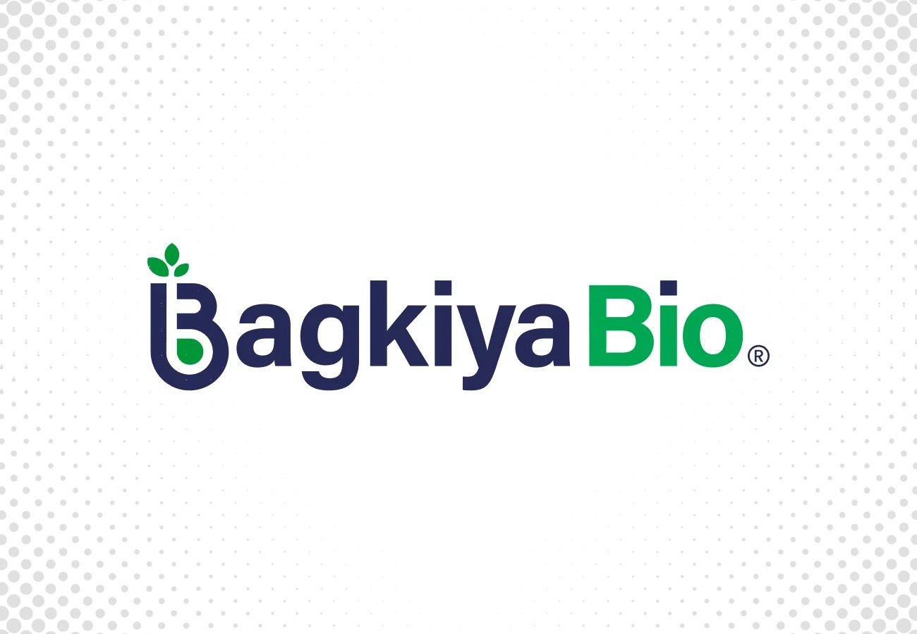 Bio product logo with modern typography