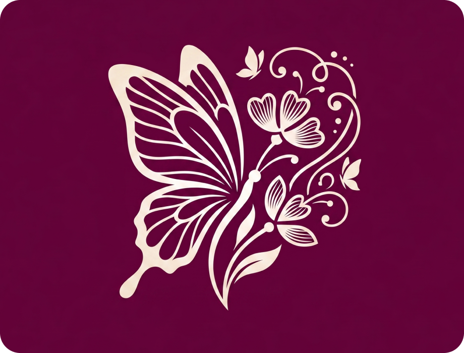 Minimal line-art illustration inspired by traditional Indian dance or cultural elements